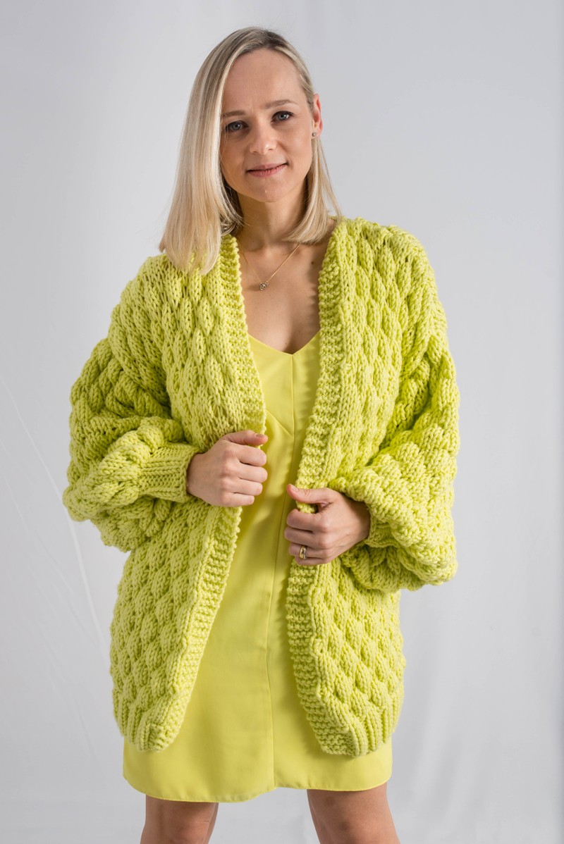 Cardigan Vênus Neon