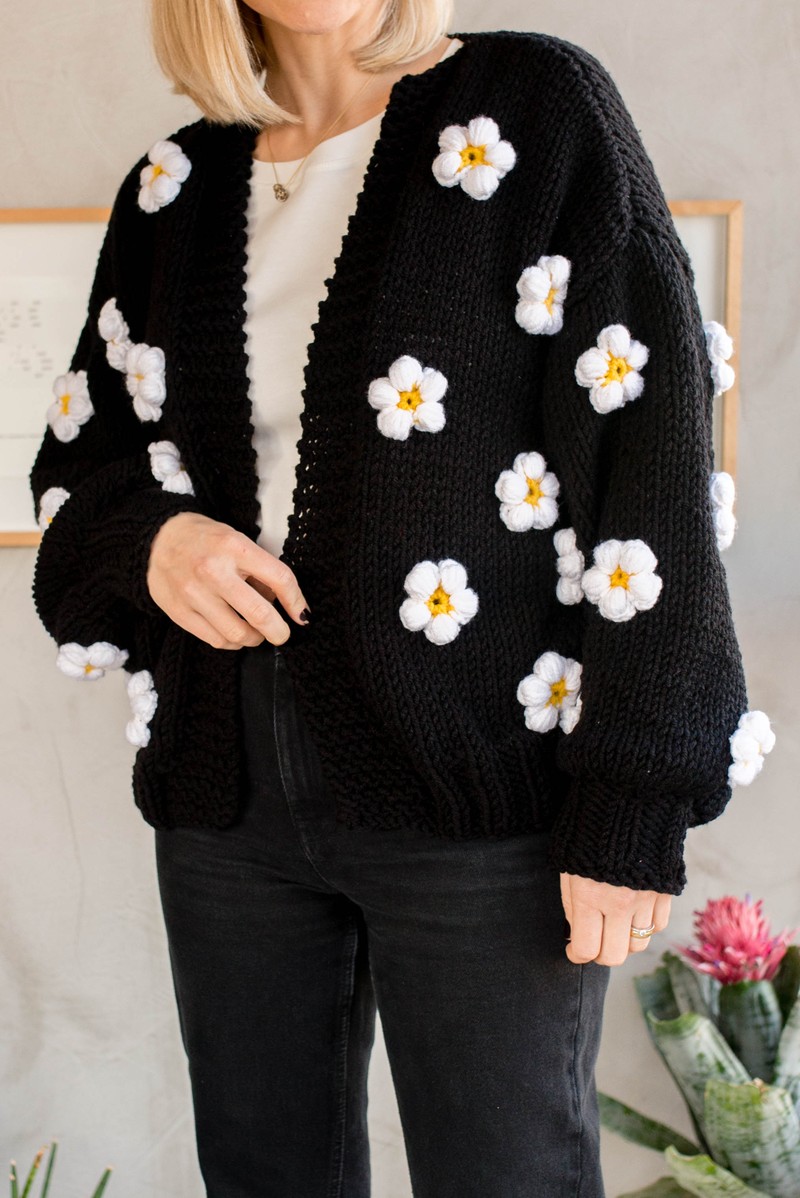 Cardigan Flor Daisy