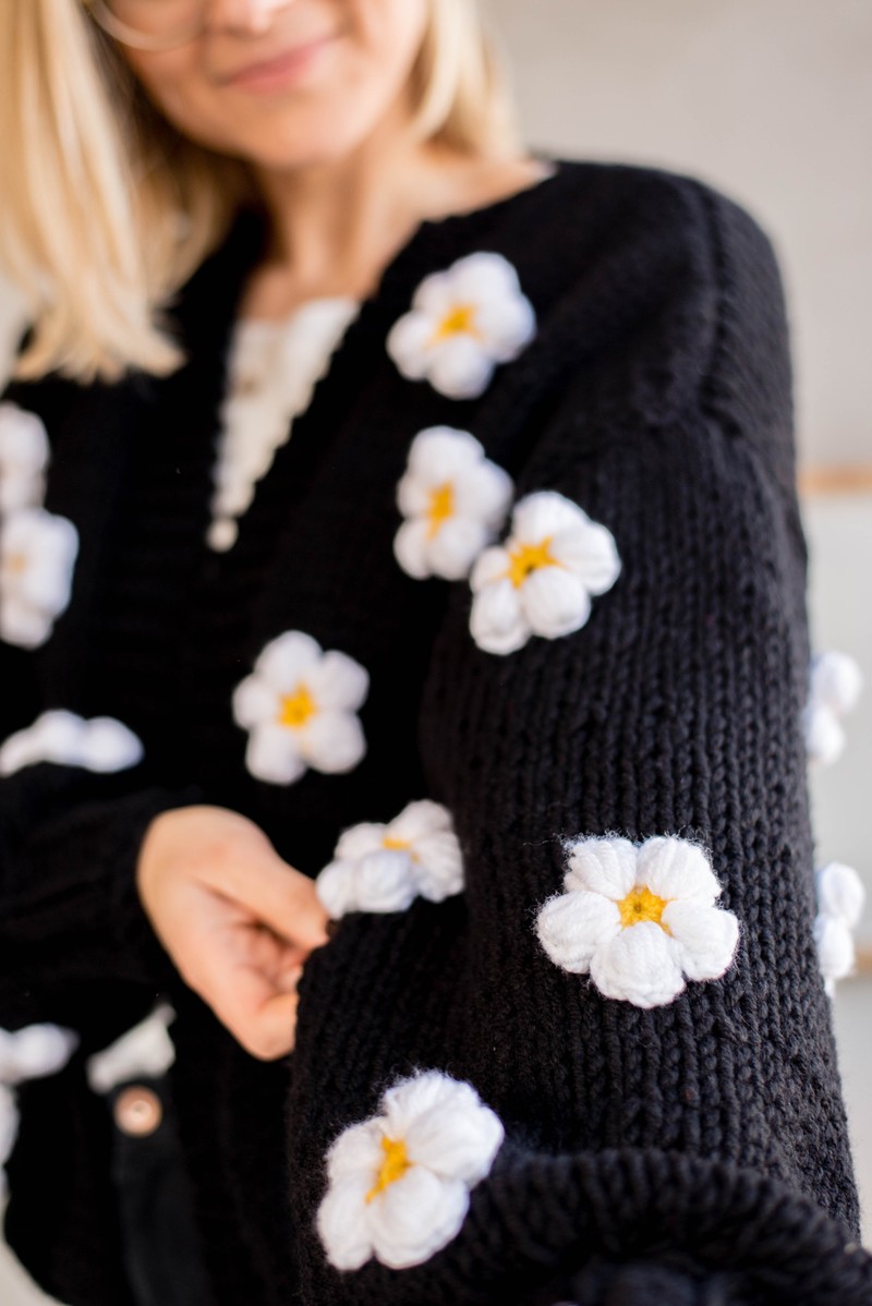 Cardigan Flor Daisy