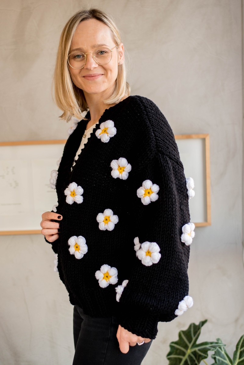 Cardigan Flor Daisy