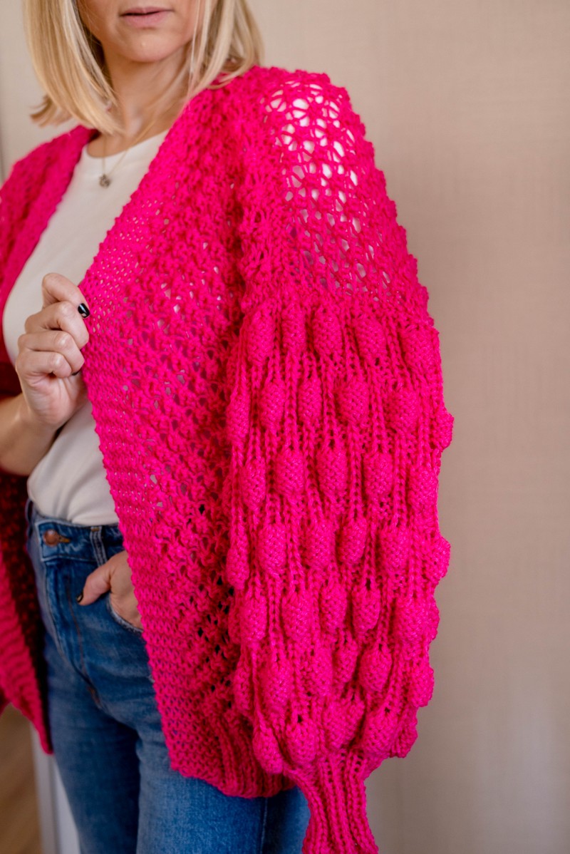 Cardigan Eclipse Magenta [Outono]