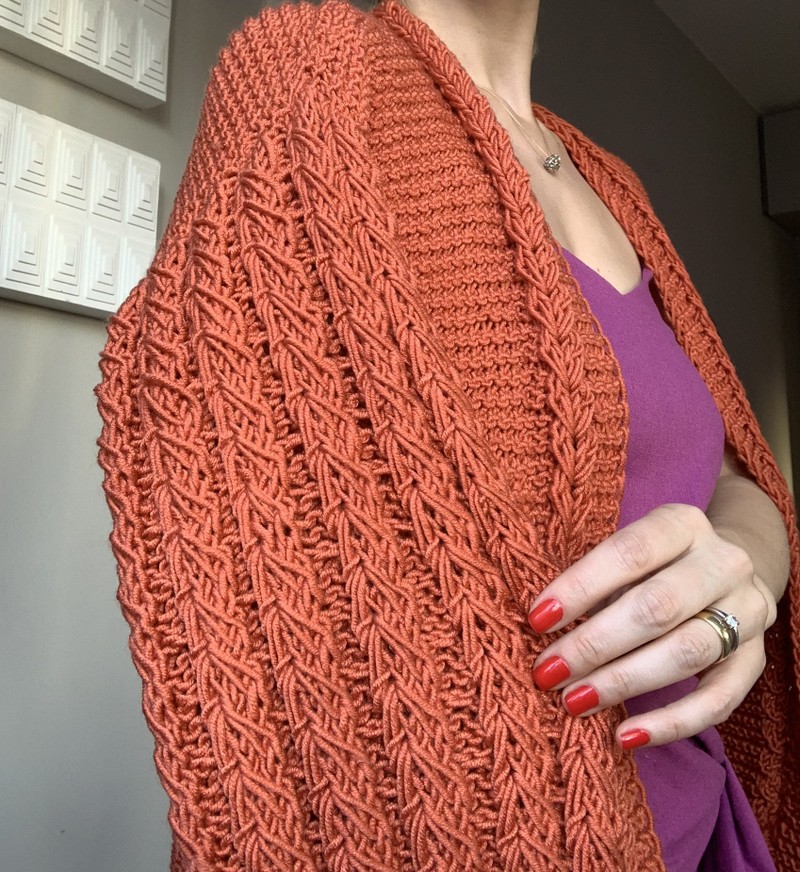 Cardigan Carpel Tangerina