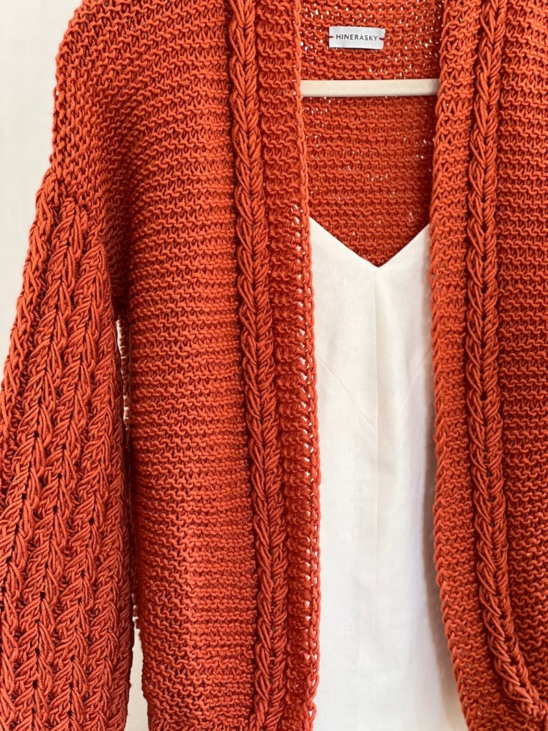 Cardigan Carpel Tangerina