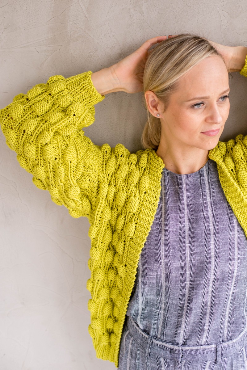 Cardigan Antera Fluo