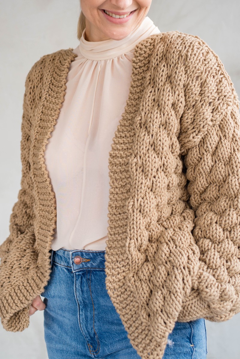 Cardigan Vênus Sisal