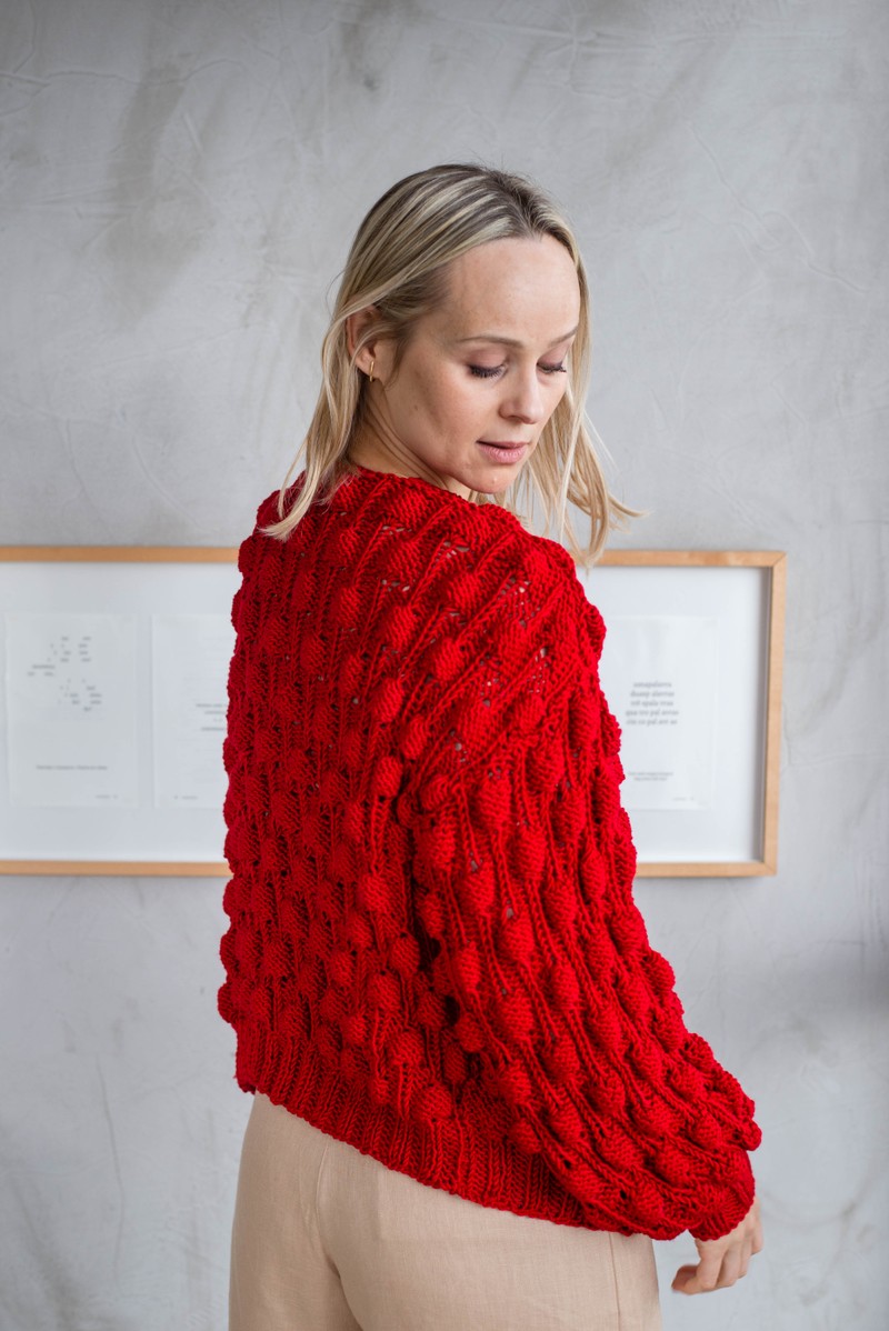 Cardigan Antera Rouge