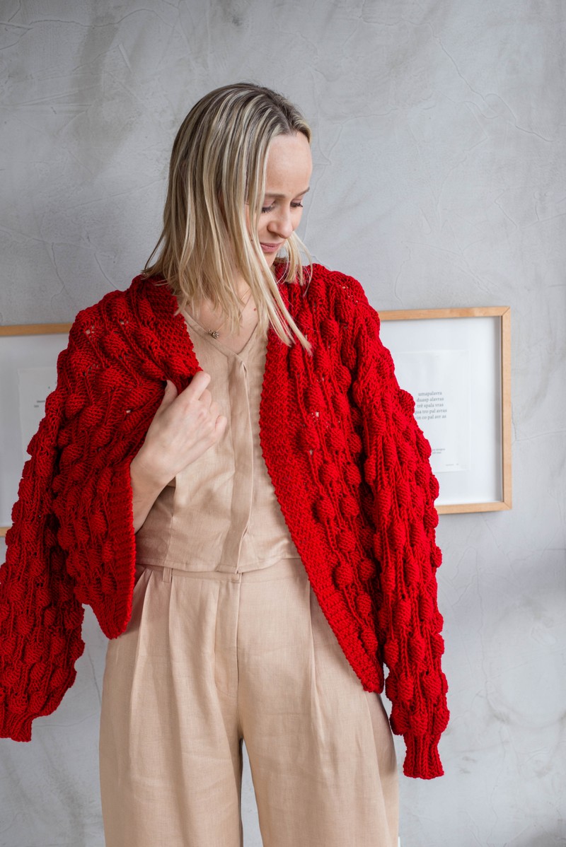 Cardigan Antera Rouge