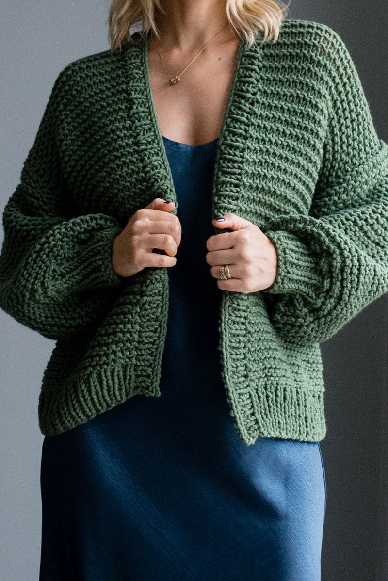 Cardigan Back Trança 