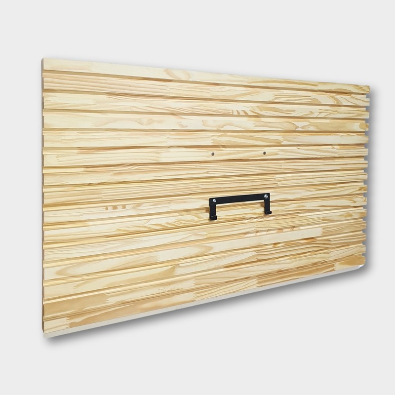 Painel para TV Ripado 120x60cm - Pinus 30mm