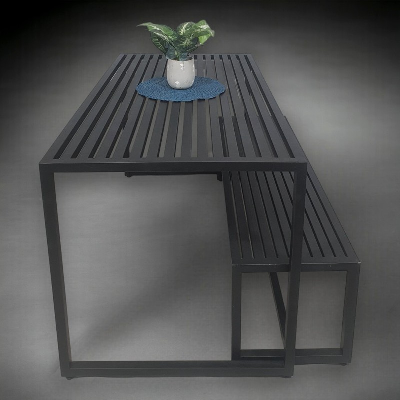 Mesa de Jantar 150x75 + 1 Banco Stal