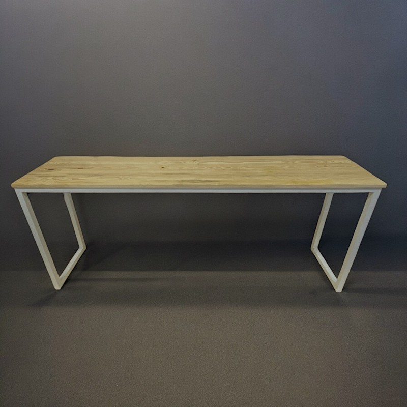 Mesa de Escritório Industrial 180x40cm 30mm