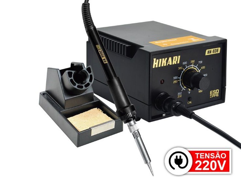 Estação de Solda Analógica Hikari HK-936 ESD - 220V