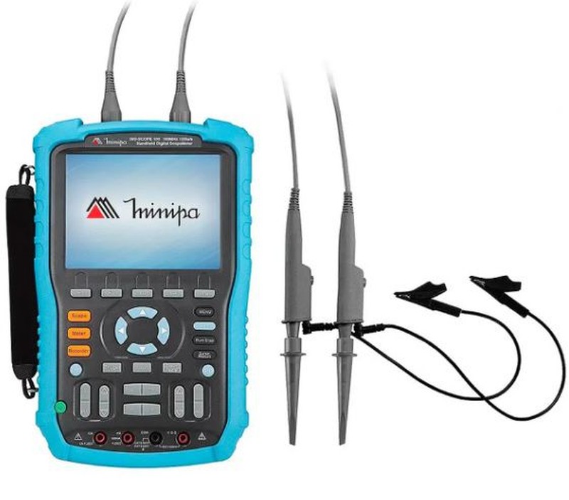 Osciloscópio Portátil 100MHz com canal Isolado e multímetro Integrado - ISO-SCOPE 100