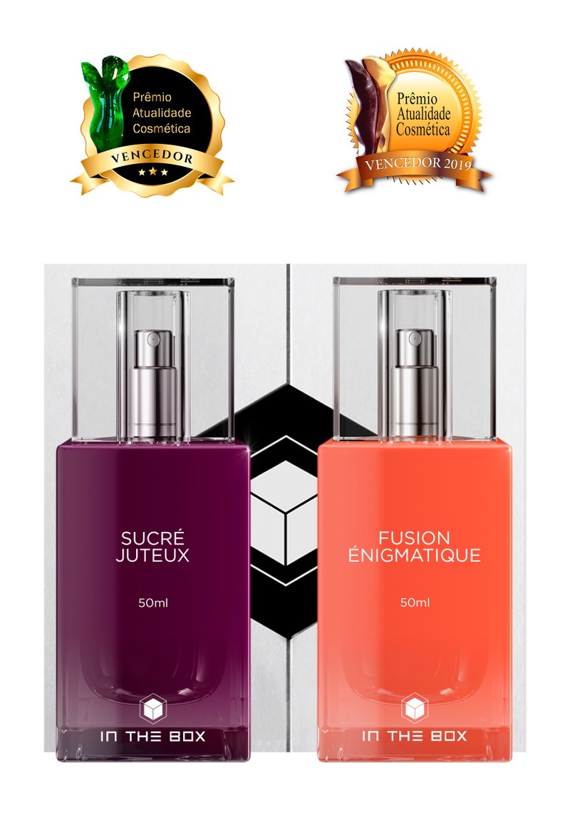 Kit Match of Senses For Her com 2 fragrâncias - Fusion Énigmatique e Sucré Juteux
