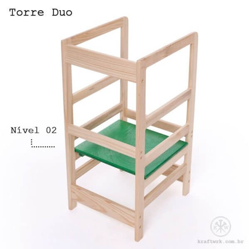 Torre de Aprendizagem Montessori Duo