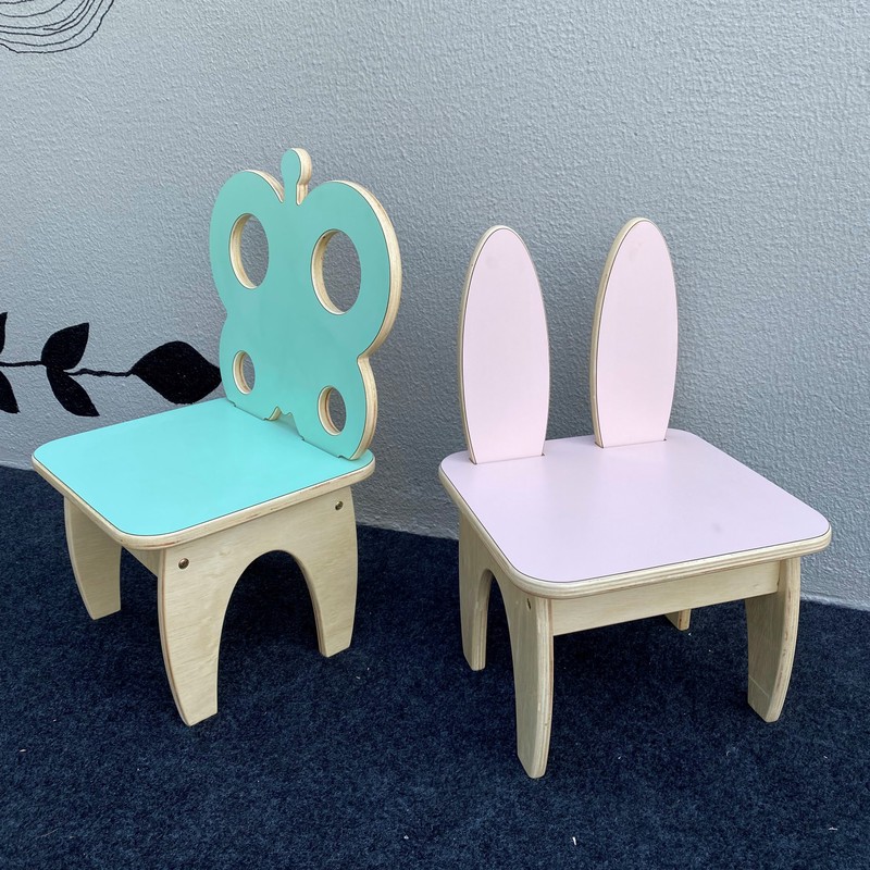 Cadeira Infantil de Borboleta ou Coelho