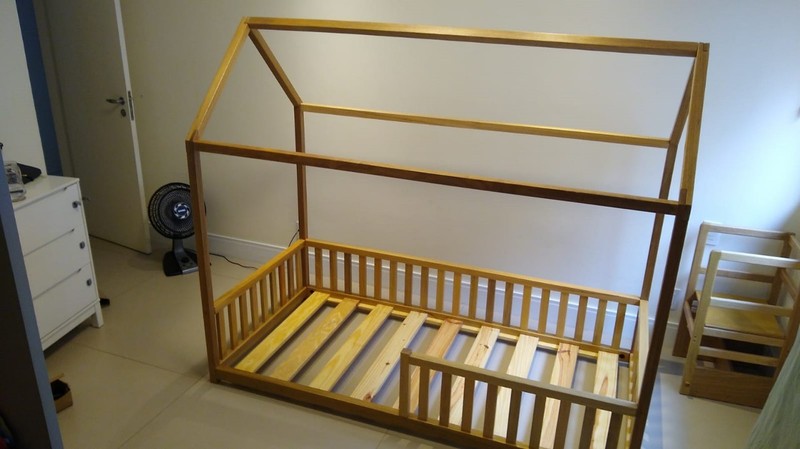 Cama Casinha Montessori - Kazakama Cerquinha