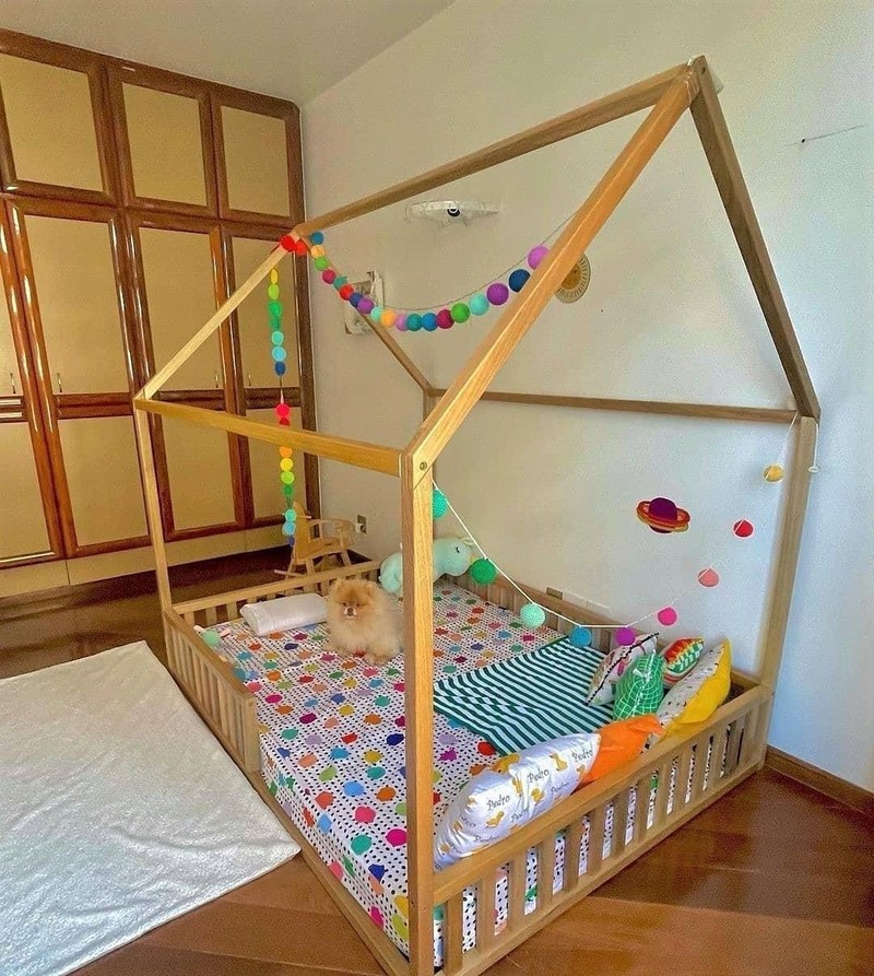 Cama Casinha Montessori Viúva, Casal ou Queen - Kazakama Cerquinha