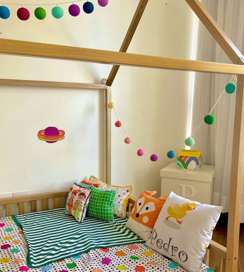 Cama Casinha Montessori Viúva, Casal ou Queen - Kazakama Cerquinha