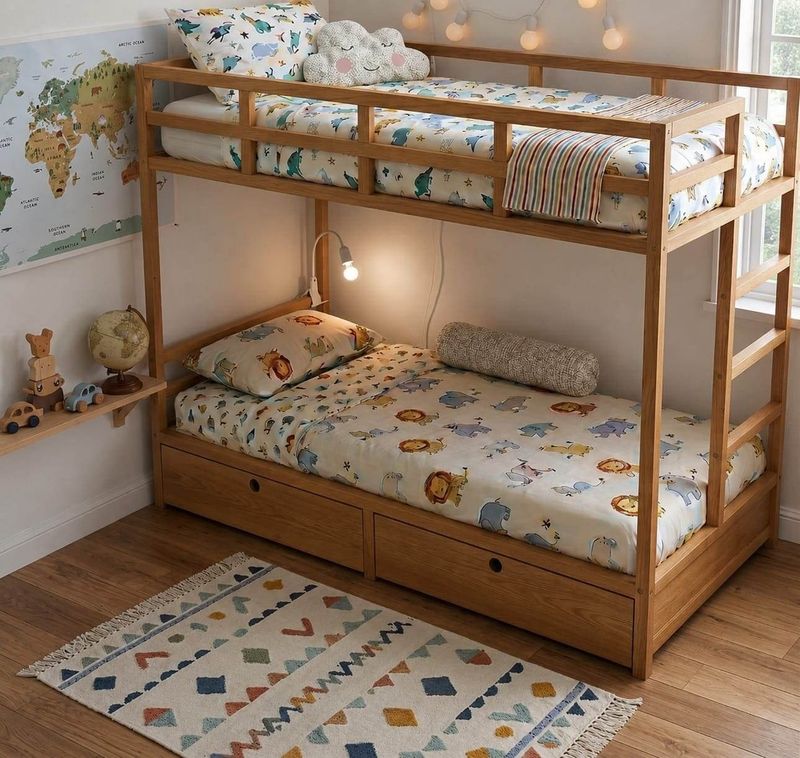Beliche Infantil com Gavetas ou Cama Auxiliar