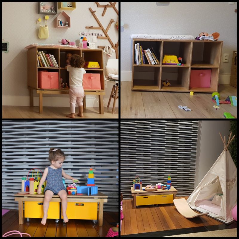Trocador e Estante de Brinquedos