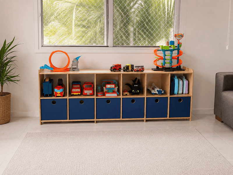 Estante de Brinquedos com 12 Nichos
