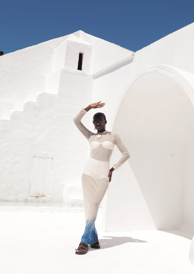 DRESS TULE MEDITERRÂNEO
