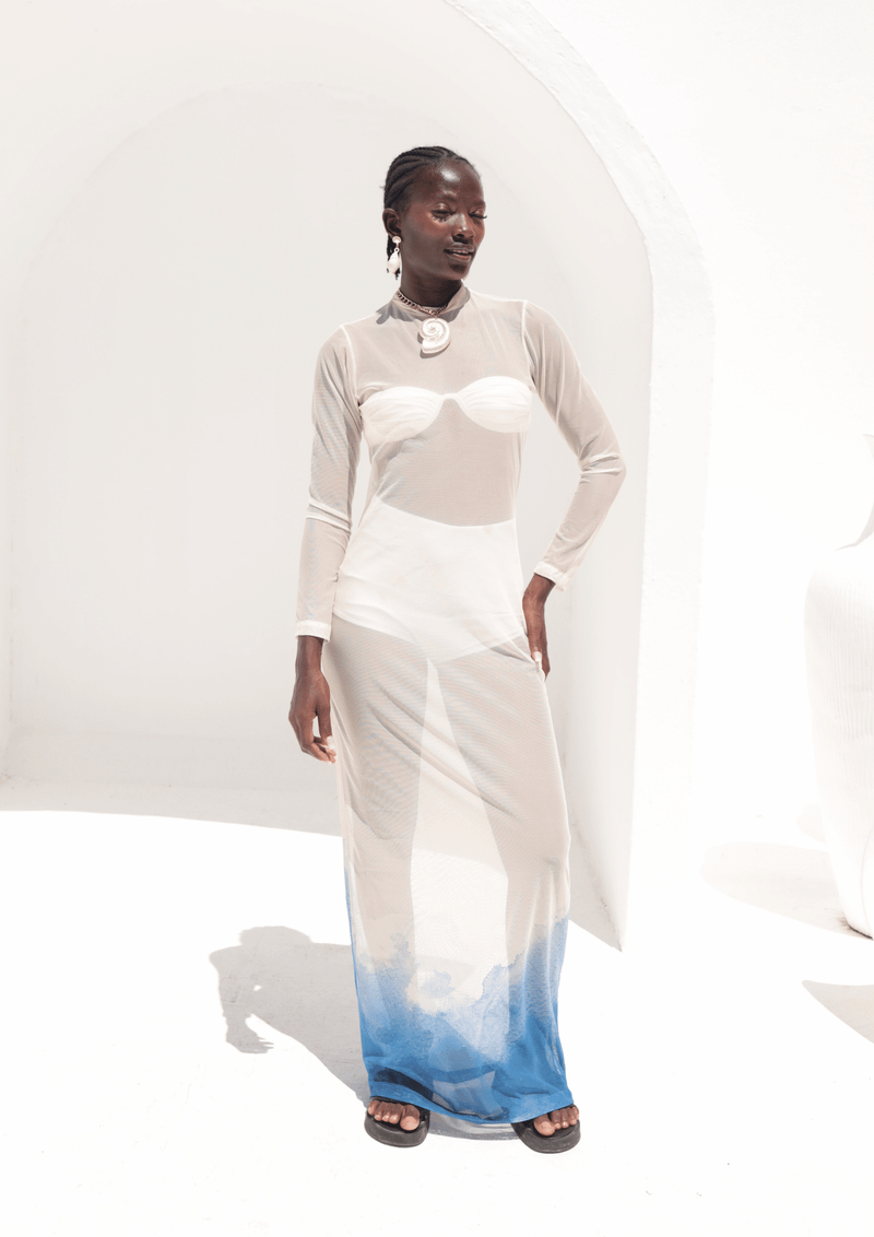 DRESS TULE MEDITERRÂNEO