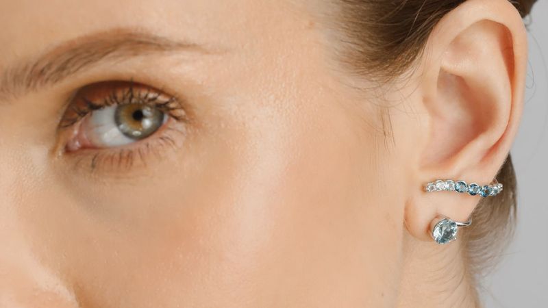 Something Blue - Brinco Earcuff