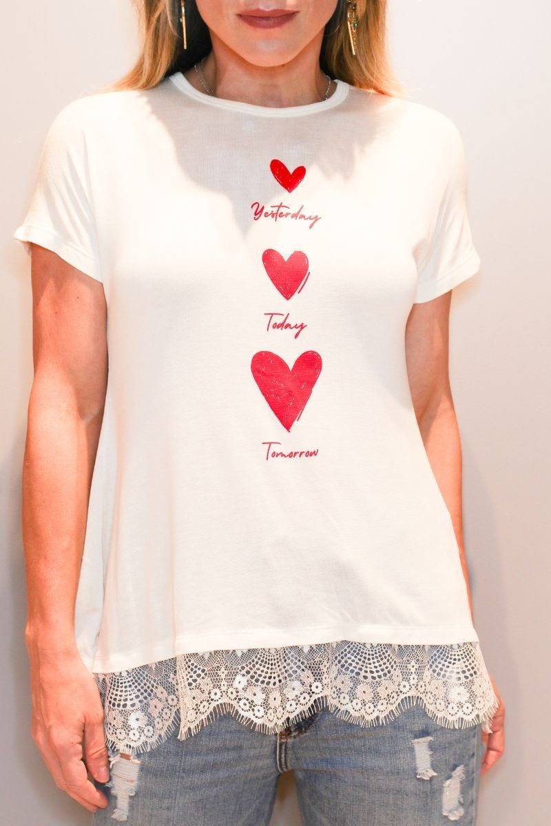 T-shirt Dia dos Namorados Off White P