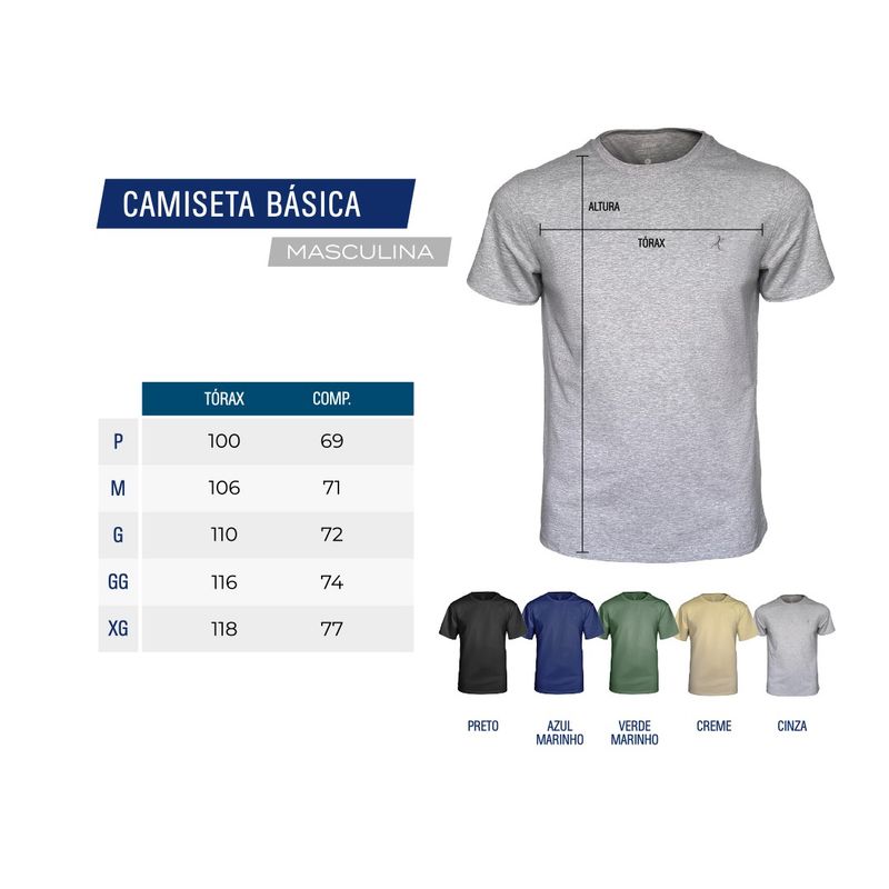Camiseta Básica Masc.