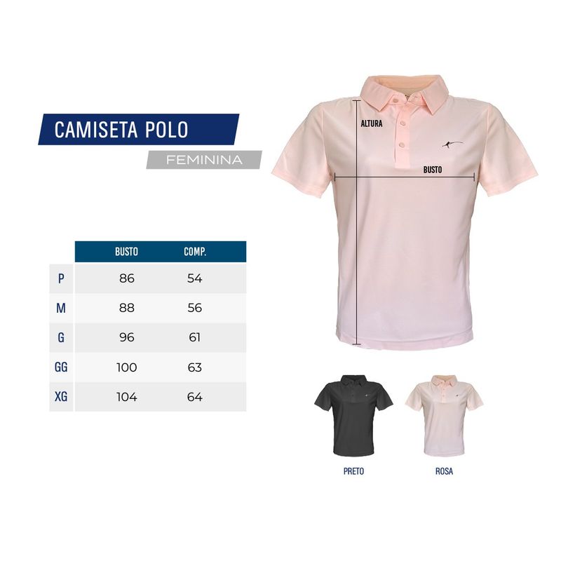Camiseta Polo Fem.
