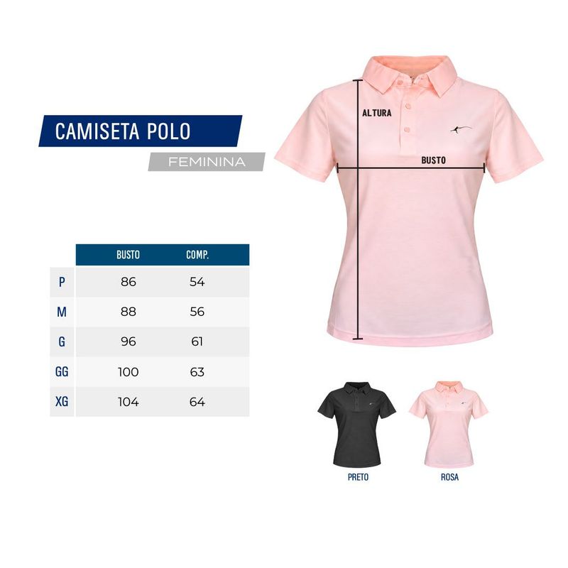 Camiseta Polo Fem.