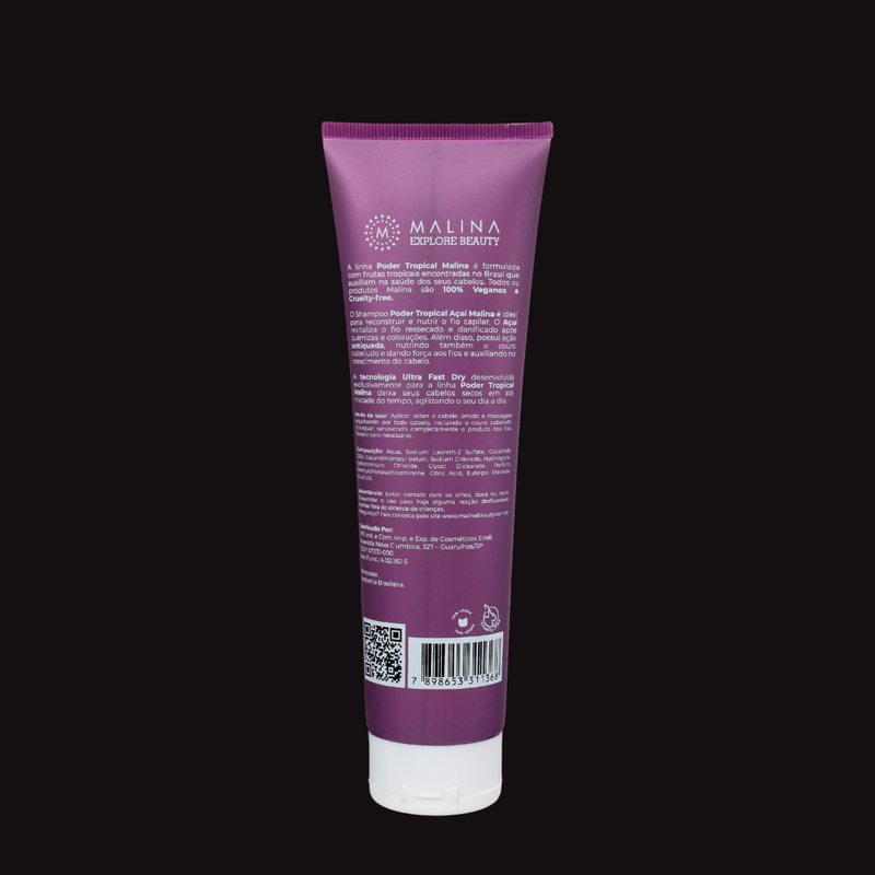 Shampoo Poder Tropical Açaí Malina