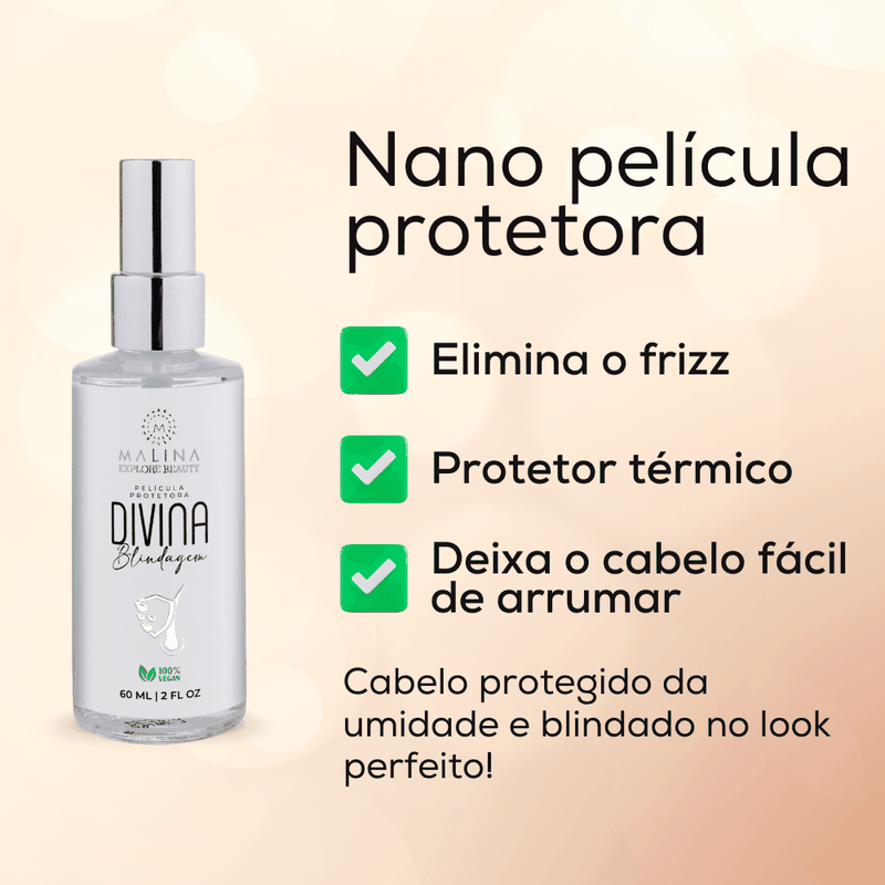 Divina Blindagem Malina Nano Película Protetora 60ml