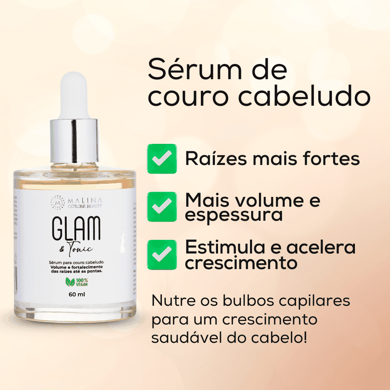 Glam & Tonic Malina Sérum para Couro Cabeludo 60ml