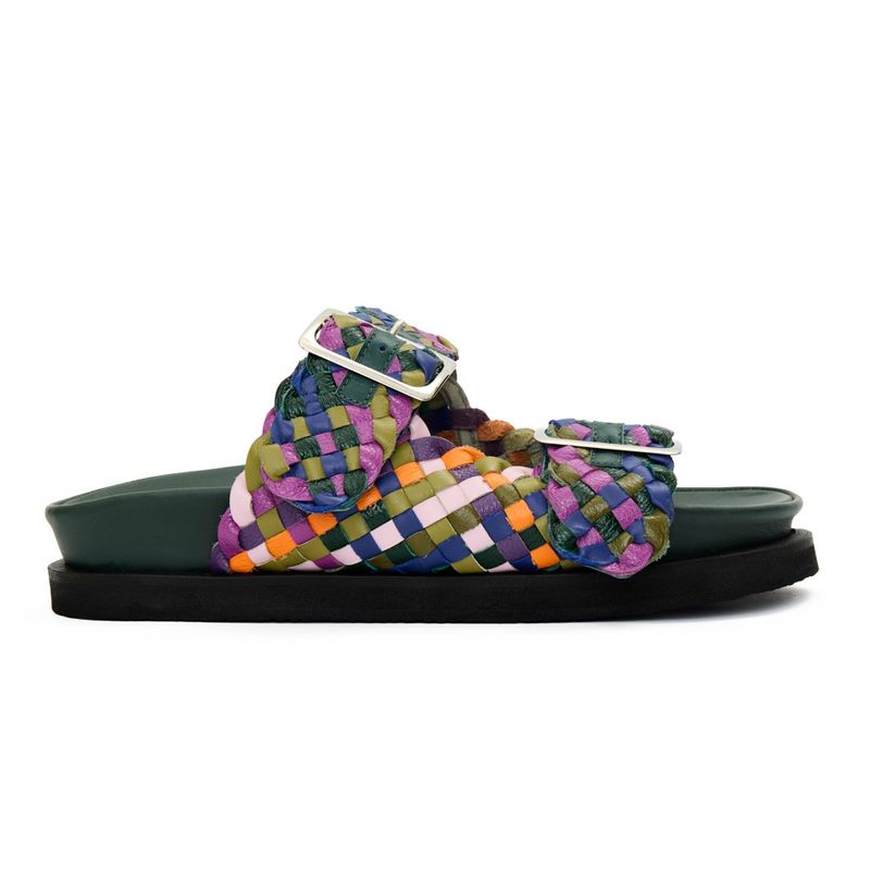 BIRKEN TRESSÊ AZUL E VERDE - Manolita
