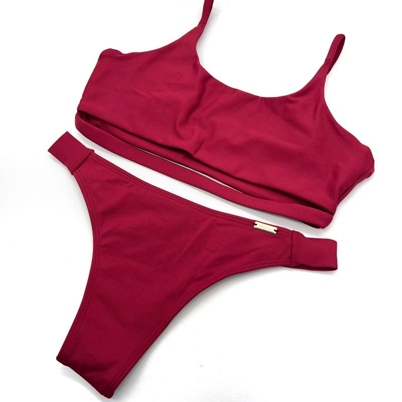 Calcinha Ousadia Vermelho Queimado