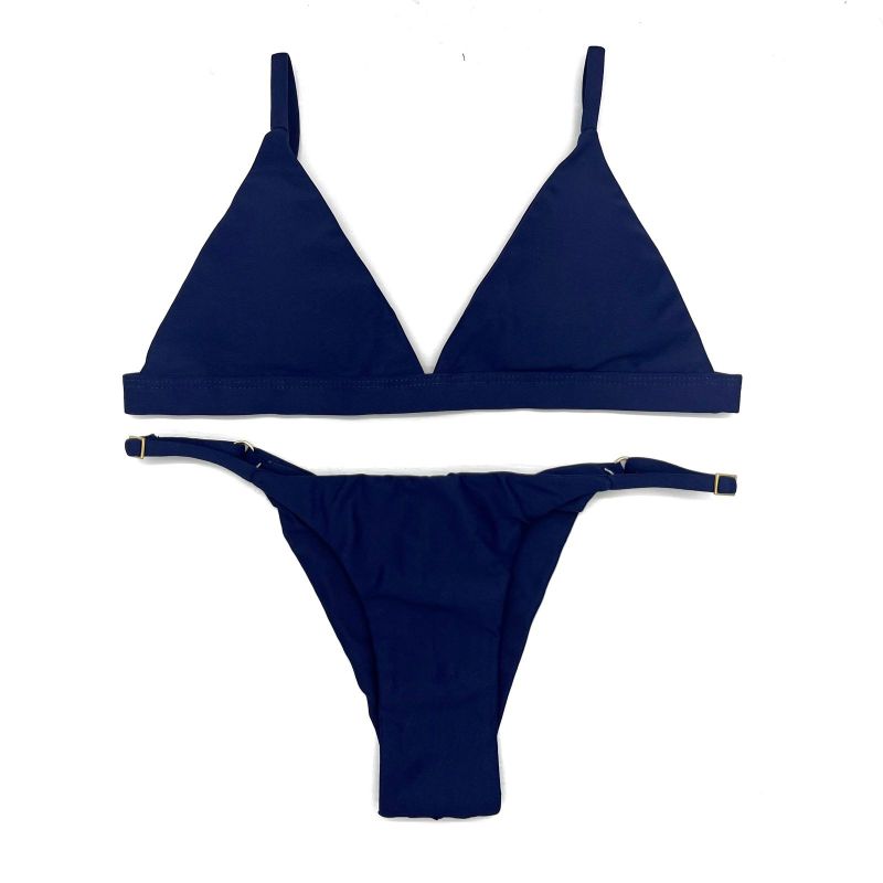 Conjunto Fixo Azul Marinho Liso