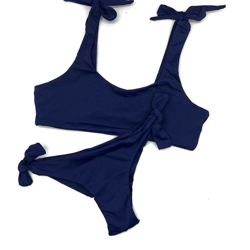 Conjunto Dubai Azul Marinho Liso