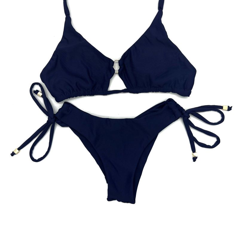 Conjunto Tiras Azul Marinho Liso