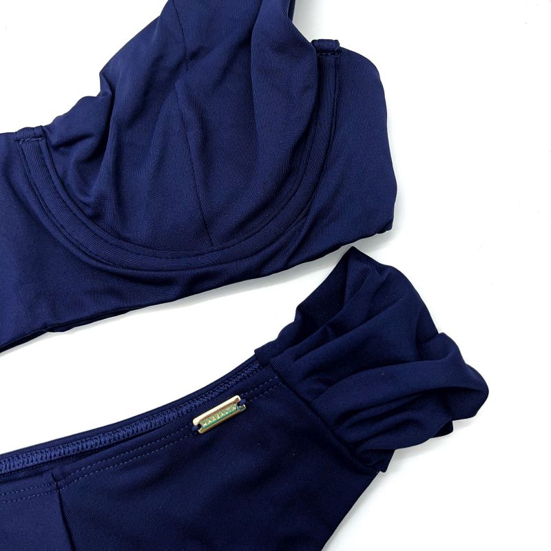 Conjunto Confy Azul Marinho Liso