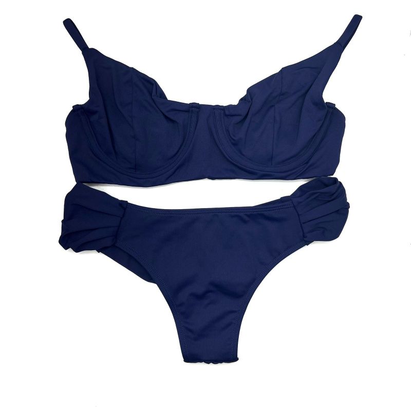 Conjunto Confy Azul Marinho Liso