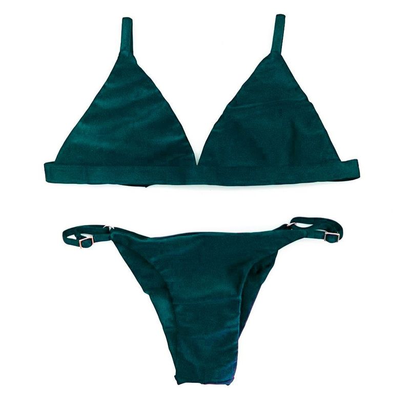 Conjunto Fixo Verde Musgo Glow
