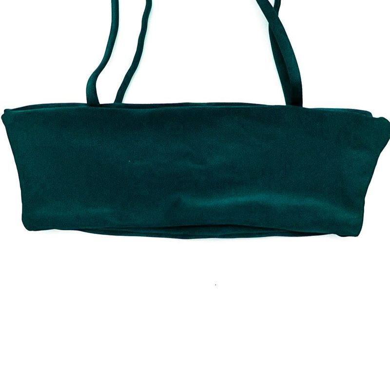 Top Faixa Verde Musgo Glow