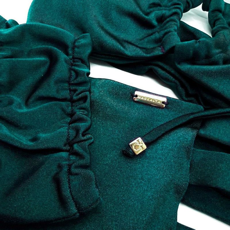 Top Malibu Verde Musgo Glow