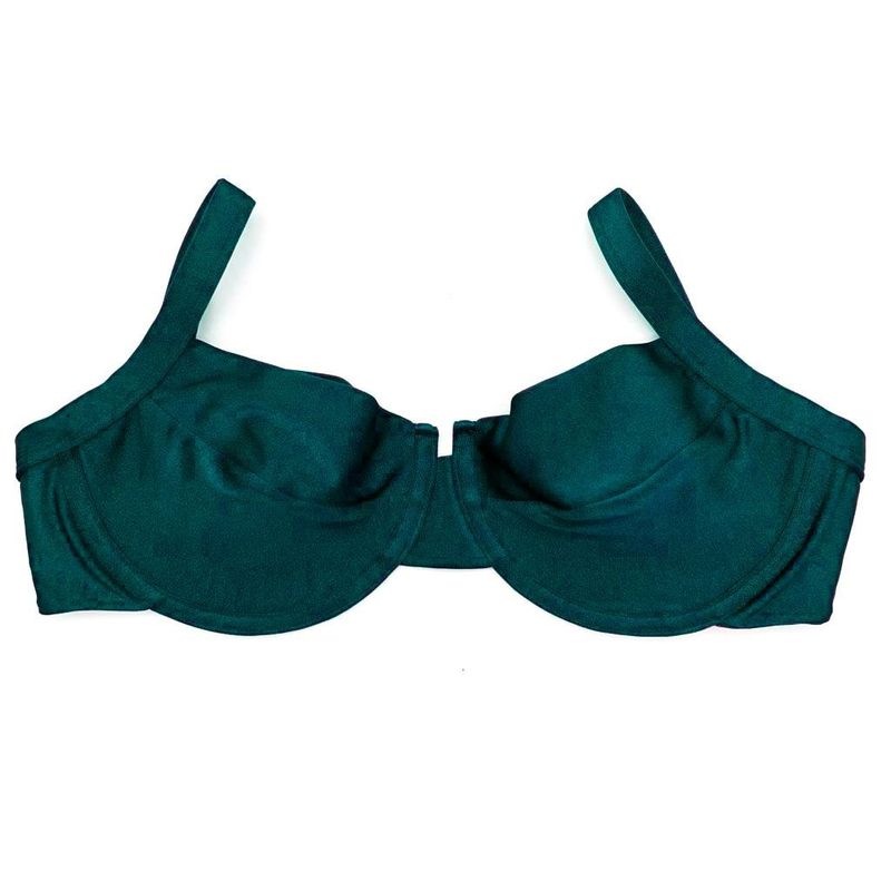 Top Retrô Verde Musgo Glow