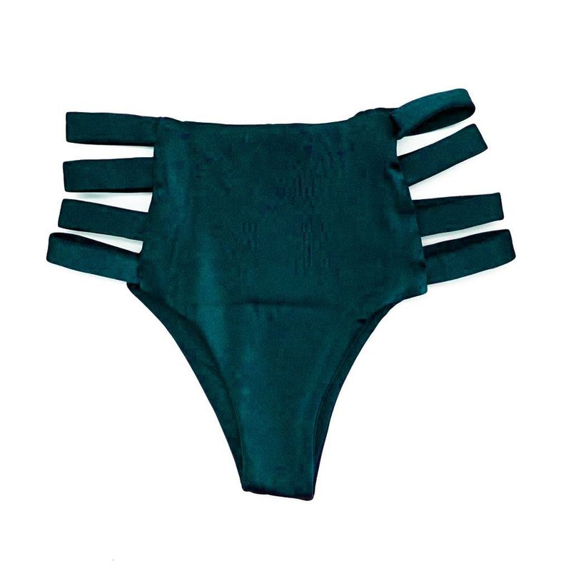 Calcinha Hot Pants Malibu Verde Musgo Glow