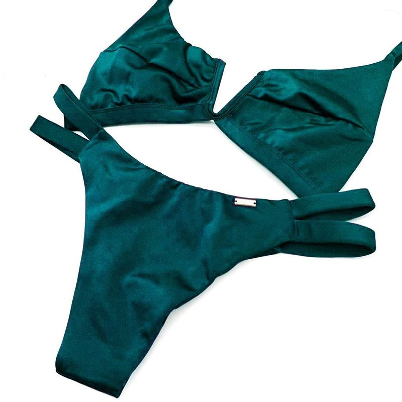 Calcinha Maldivas Verde Musgo Glow