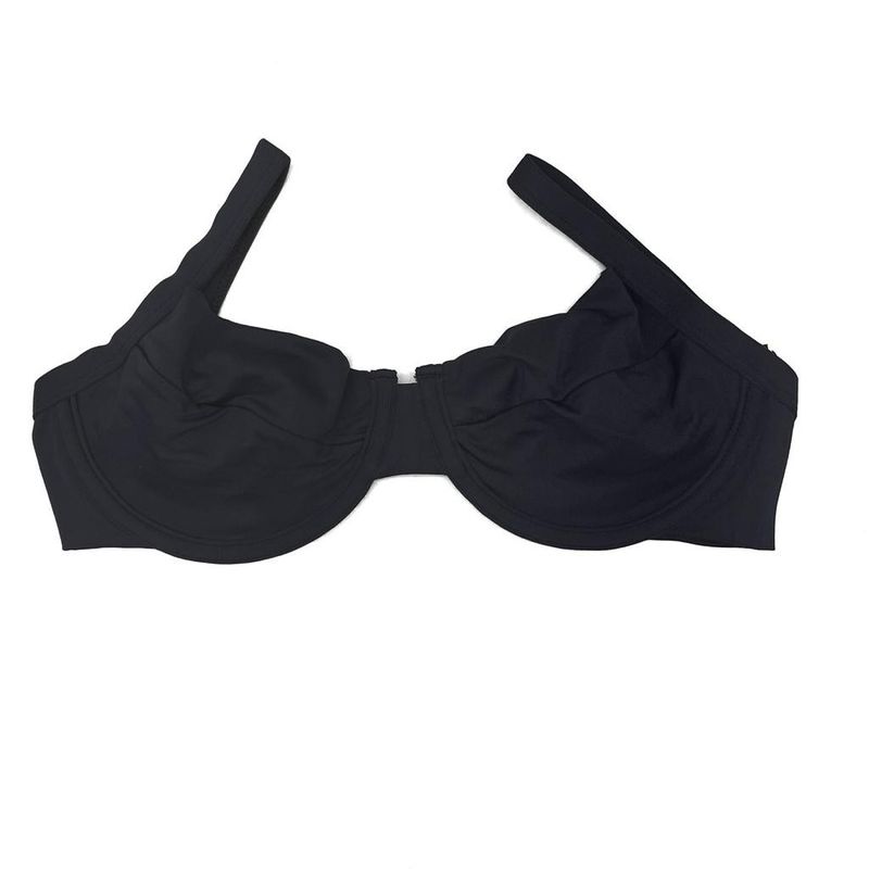 Top Retrô Preto Liso